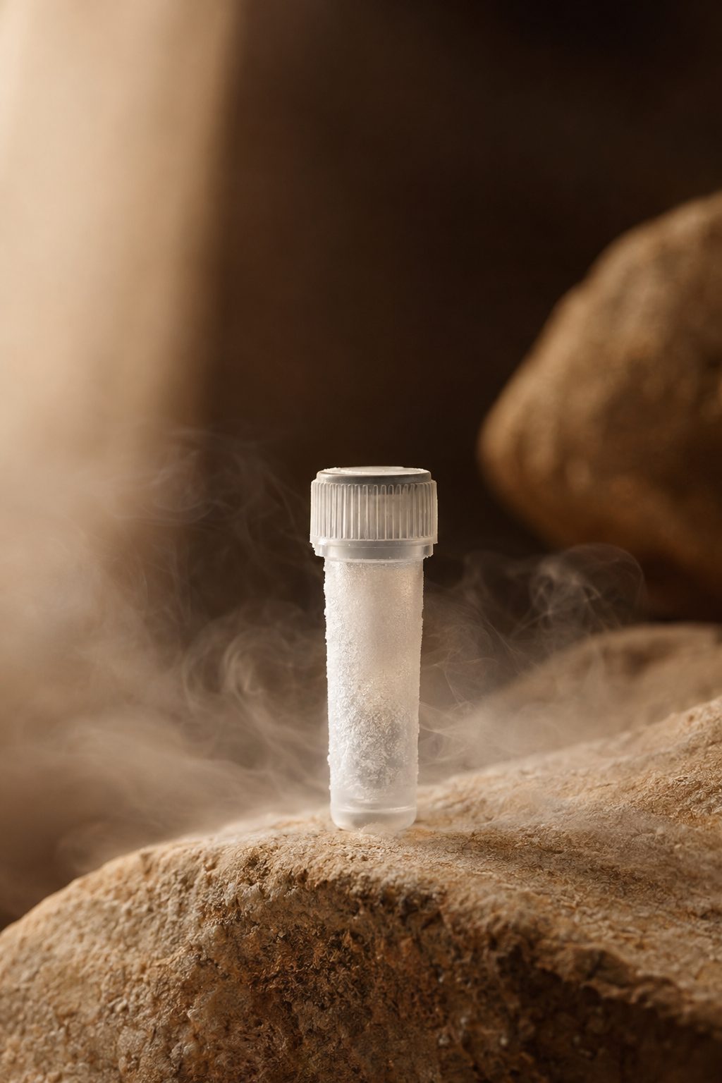 Cryogenically preserved cell sample